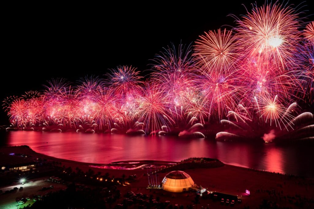مظاهر احتفالات دبي في رأس السنة