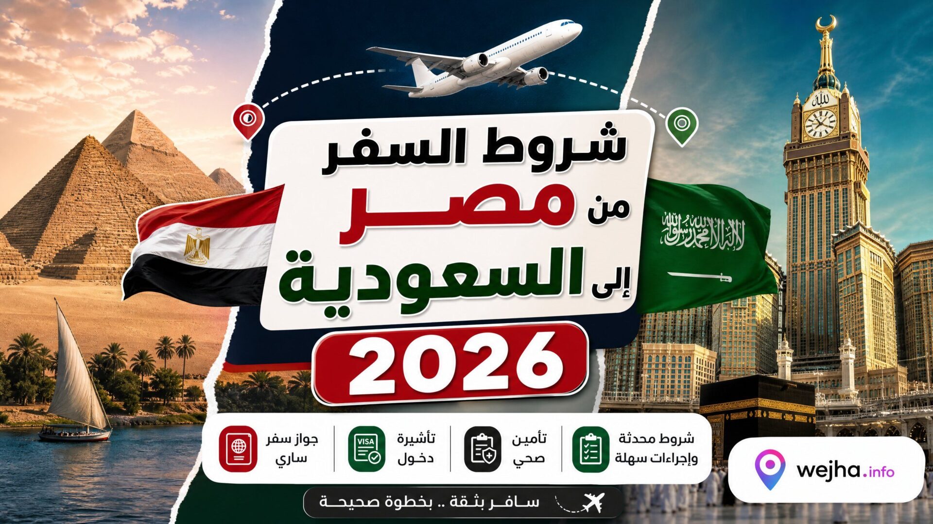 شروط السفر من مصر إلى السعودية 2026